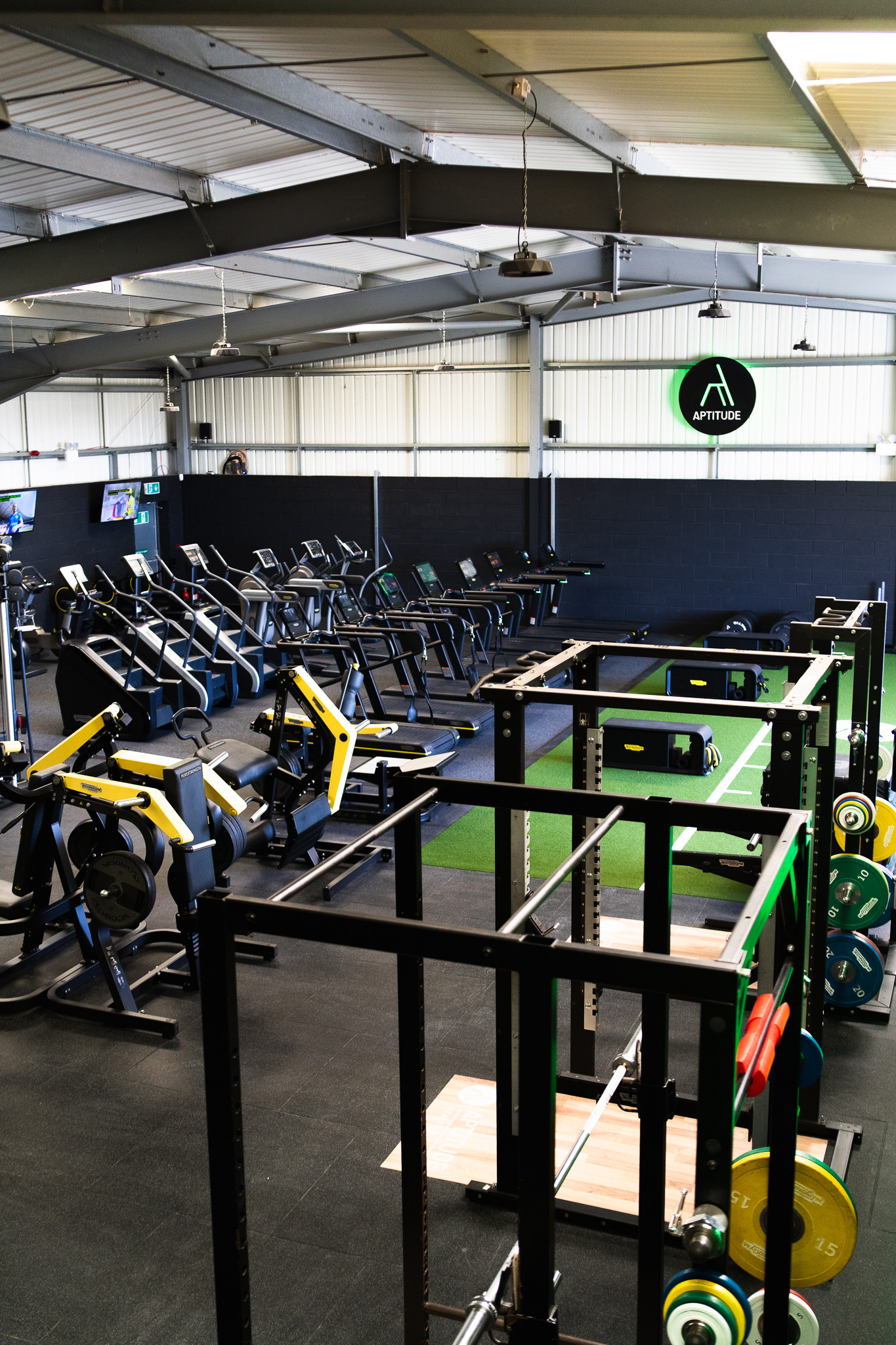 aptitude health weights lifting area
