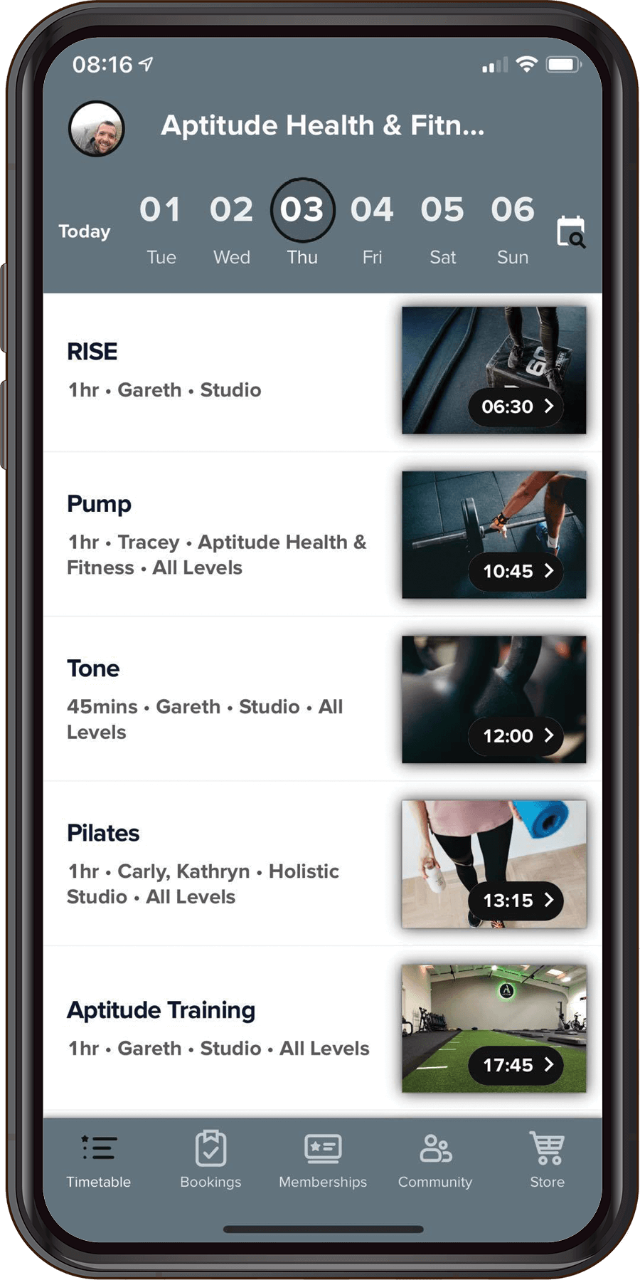 Aptitude Health And Fitness Download Our Booking App